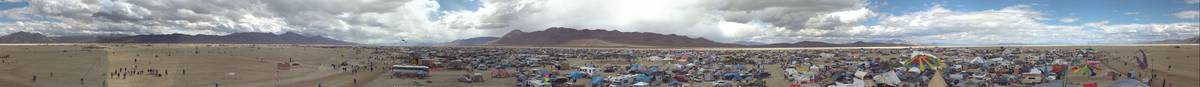 Panorama: Burning Man 2000 Group Photo