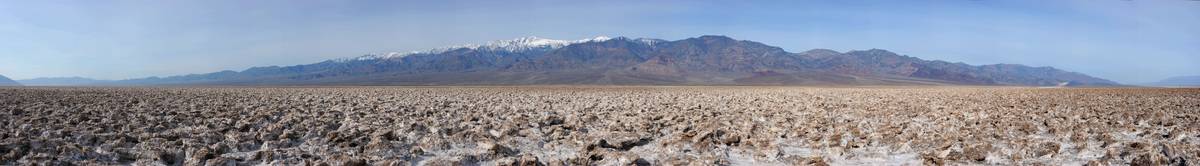 Panorama: Devil's Golf Course, Death Valley