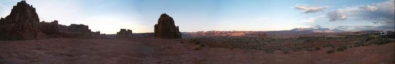 Panorama: Arches National Park, Utah