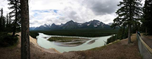Forks form the North Saskatchewan River