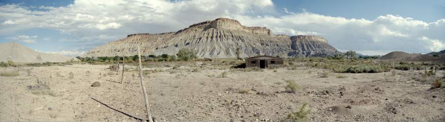 Panorama: Barn in Escalante National Monument