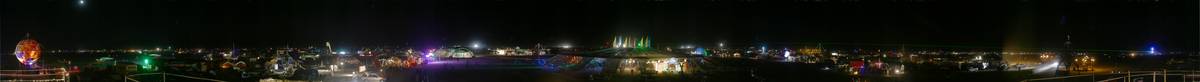 Panorama: Burning Man 2002 at Night - Follow link to pano site for 5 years of Black Rock City Panos