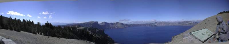 Panorama: Crater Lake, Oregon