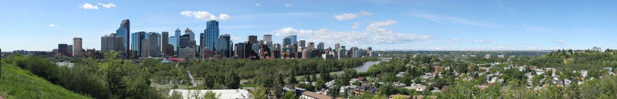 Calgary on a summer day