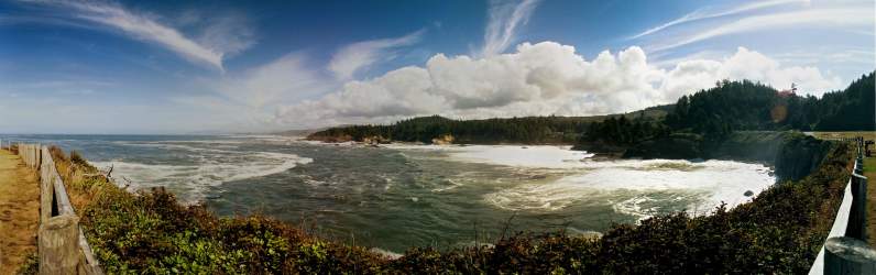 Panorama: Cape Meares Cove, Oregon