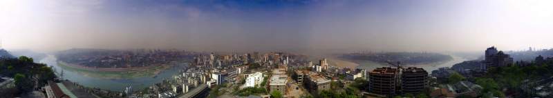 Panorama: The city of Chong Qing, China