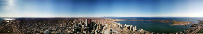 Panorama: Toronto from C.N. Tower