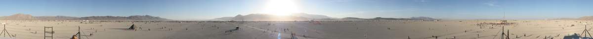Panorama: Burning Man 2006 from the sugar cube