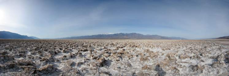 Panorama: Devil's Golf Course, Death Valley