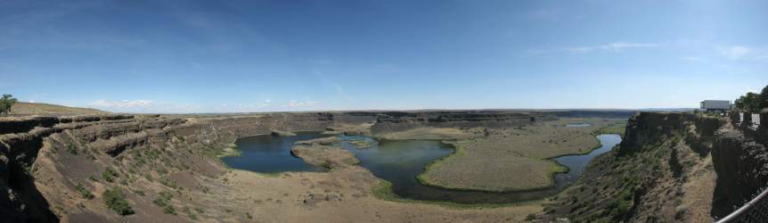 Panorama: Dry Falls, Washington