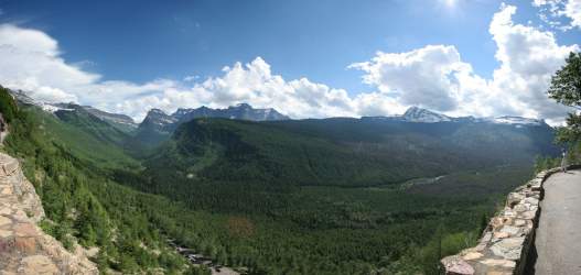 Panorama: Mount Logan, Glacier National Park