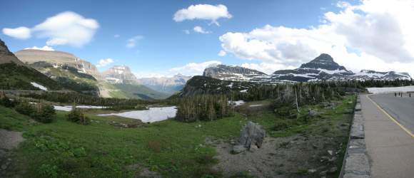 Panorama: Mount Logan, Glacier National Park