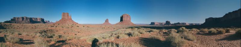 Panorama: Monument Valley Mittens