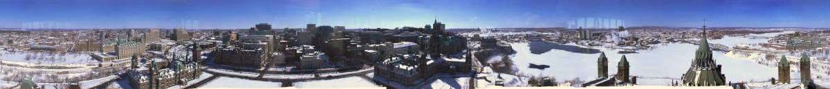 Panorama: Ottawa from Peace Tower