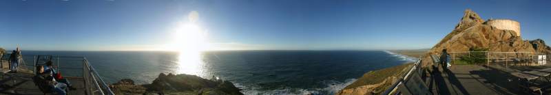 Panorama: 360 view from Point Reyes lighthouse