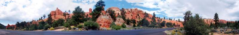 Panorama: Red Canyon, Utah