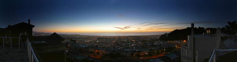 Panorama: The Sunset District of San Francisco