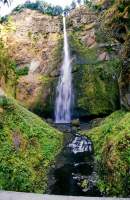 Panorama: Multnomah Falls, Oregon