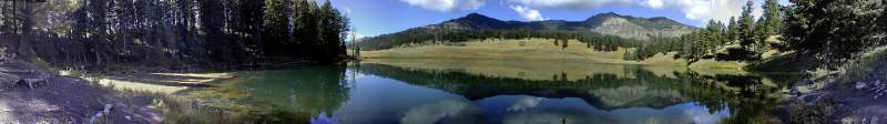 Panorama: Trout-Lake, Yellowstone