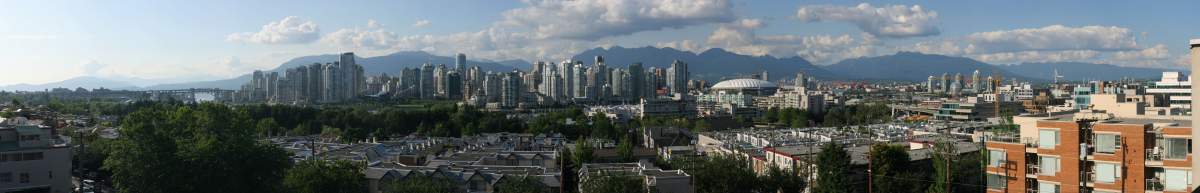 Panorama: Vancouver from the south