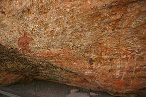 More detailed rock art at Nourlangie
