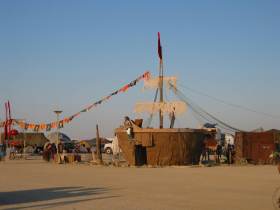 One of many Pirate camps
