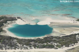 Bikini atoll craters