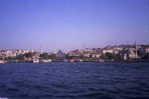 A shot from the ferry of part of the Bosphorus

