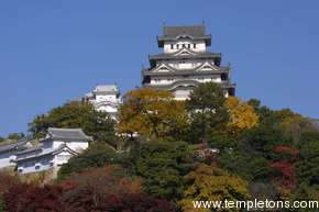 The view of Himeji Castle, judged the best still-original castle in Japan
