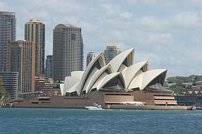 Opera house from the water