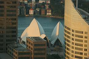 Opera house from the Sydney Tower