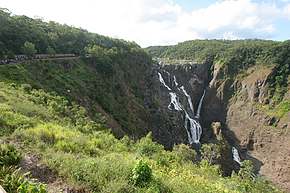 Baron Falls from the view of the Kuranda Scenic Railway stop