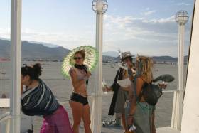 First-time burners are still well dressed for Burning Man