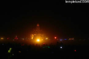 The first spark lights the temple