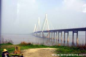 Cable stay bridge in Yuyang