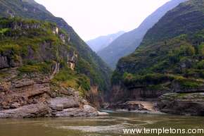 Canyon feeding the Yangtse
