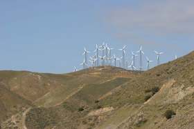 Windmills over Tehachapi pass