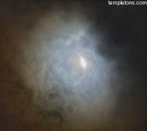In spite of the clouds, the camera captured the diamond ring of 2nd contact.