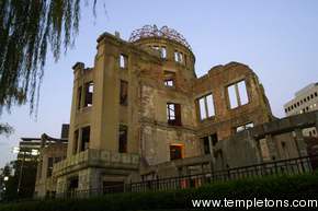 Another view of the Atomic Bomb Dome.  It was almost right under ground zero.