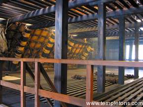 In the rafters of a Gassho-zukuri house, where they made silk