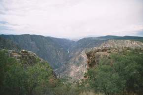 Wide view of the Canyon's exit