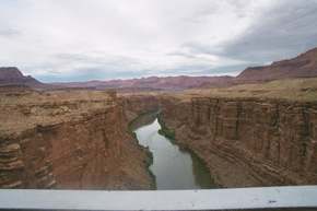 The canyon of the Colorado at Navajo bridge